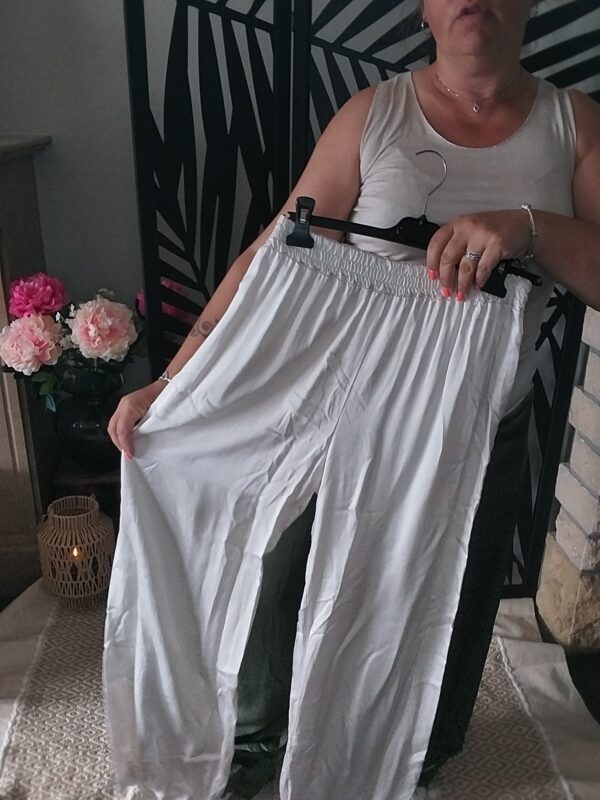 Pantalon imitation soie - Image 4