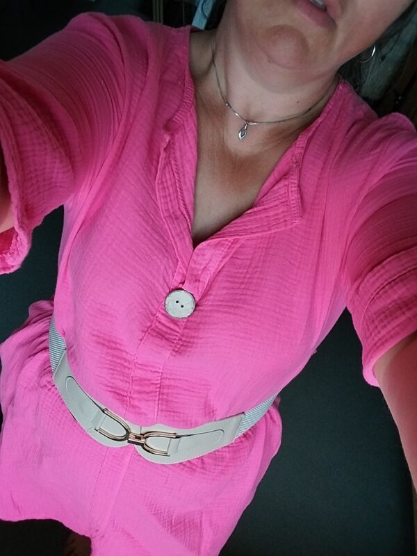 Robe mi-longue en gaze de coton - Image 4