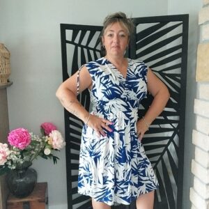 Robe feuillage
