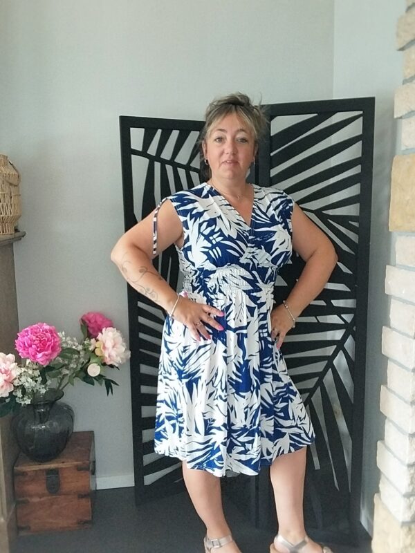 Robe feuillage