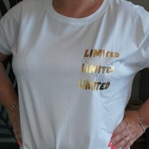 Tee-shirt "limited edition" imprimé dos