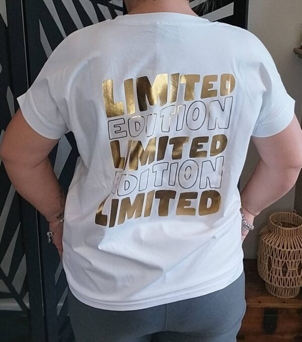 Tee-shirt "limited edition" imprimé dos - Image 2