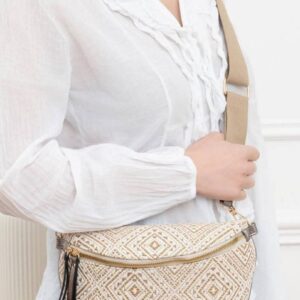 Sac banane tissé