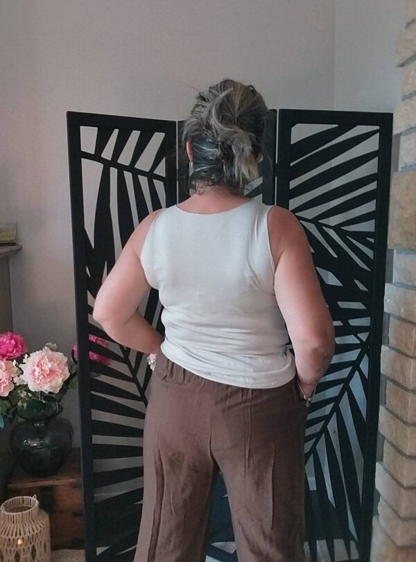 Pantalon imitation lin - Image 4